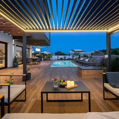 Luxury Indigo With Swimming Pool, Sauna And Jacuzzi In Kanica - Rogoznica סביד
