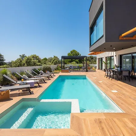 Luxury Indigo With Swimming Pool, Sauna And Jacuzzi In Kanica - Rogoznica * Sevid
